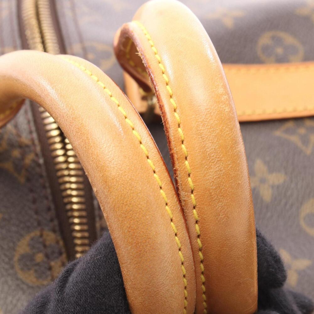 LOUIS VUITTON Brown Monogram Leather Keepall 45 Boston Bag - Picture 8 of 11